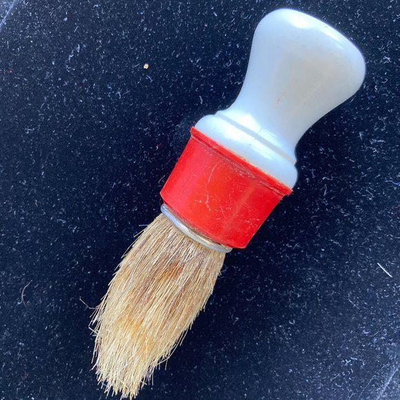 Antique Shaving Brush Broochas GALAN Patented Mens Grooming Natural Bristols - Picture 4 of 9